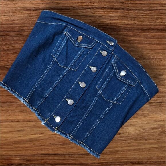 Tulip Tops - Tulip Dark Denim Stretch Tube Top NWT